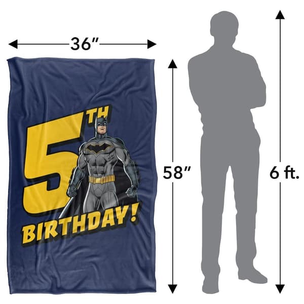 Batman 5th Birthday Blanket