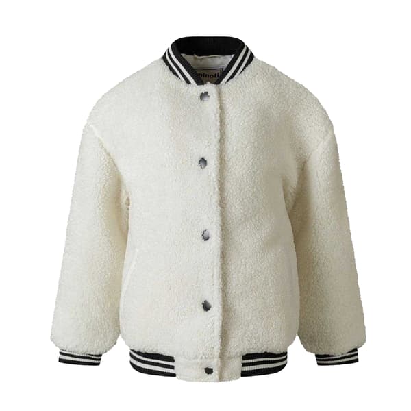 Minoti Flickor Teddy Fleece Bomberjacka