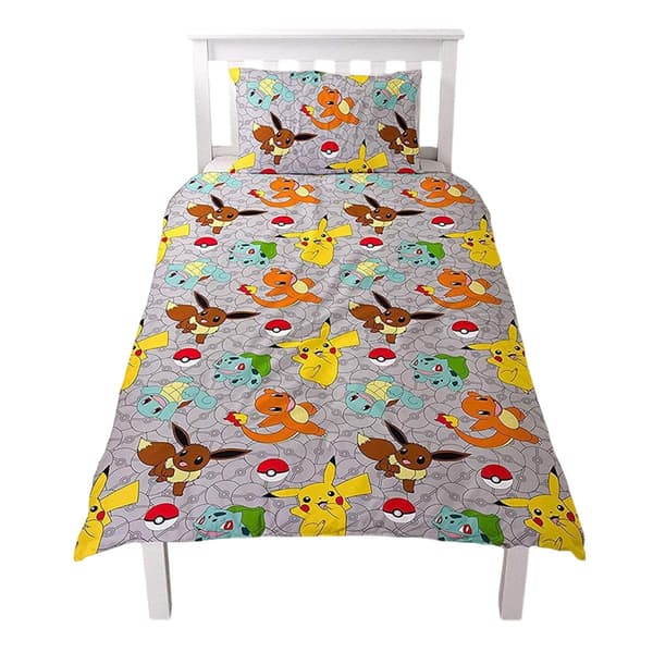 Pokemon Repeat Print Reversible Duvet Set