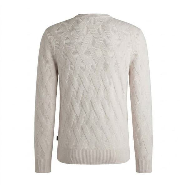 Boss Mens Ribbed Regular Jumper