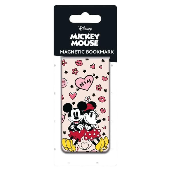 Mickey Mouse Minnie Mouse Magnetic Bookmark