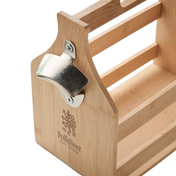 MidOcean Bambus 6 flasker Cabas Beer Caddy