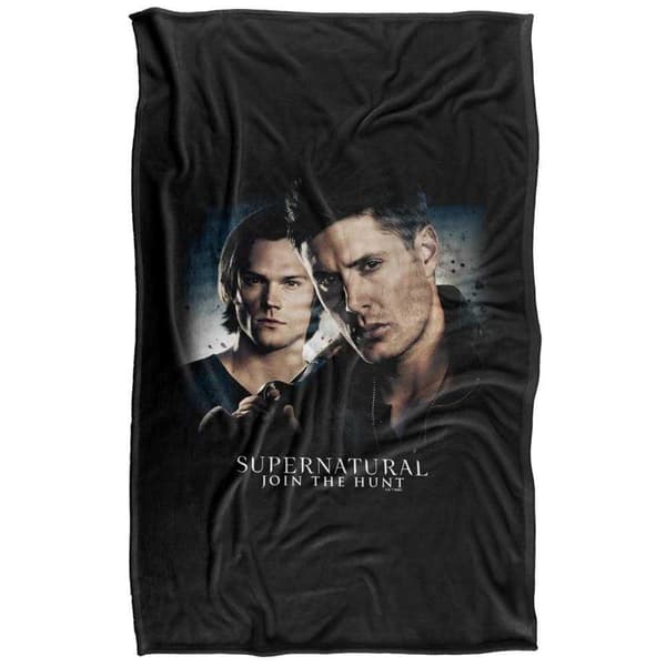 Supernatural Sam & Dean Join The Hunt Soft Touch Blanket