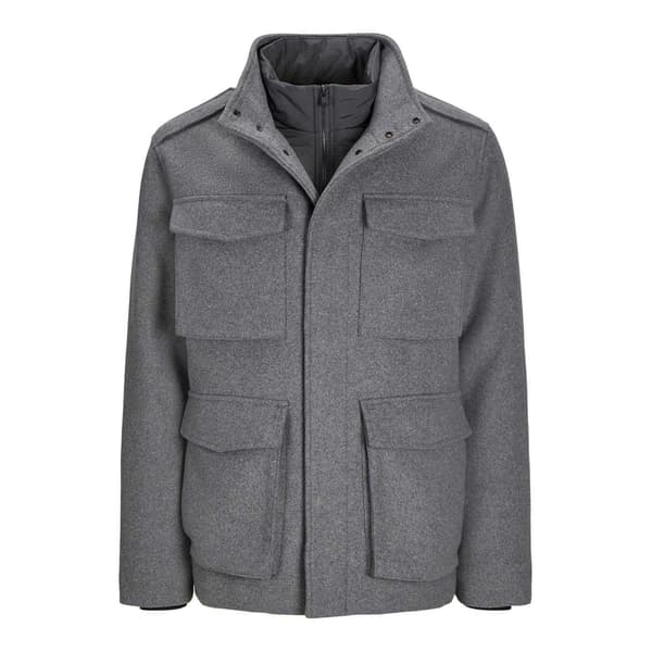 Jack And Jones Mens Alex Multi Pocket Regular Field Jacket