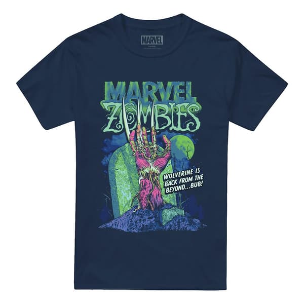 Marvel Zombies Miesten Wolverine Grave T-paita