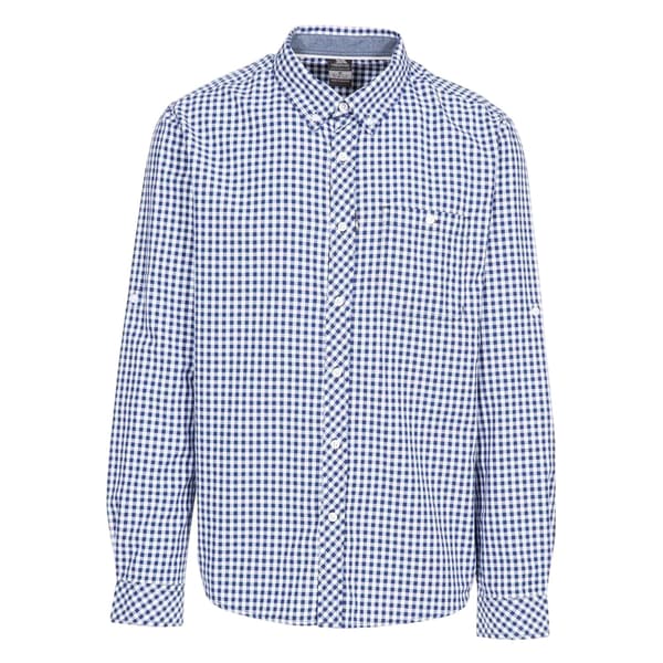 Trespass Mens Checkerboard Button-Down Shirt