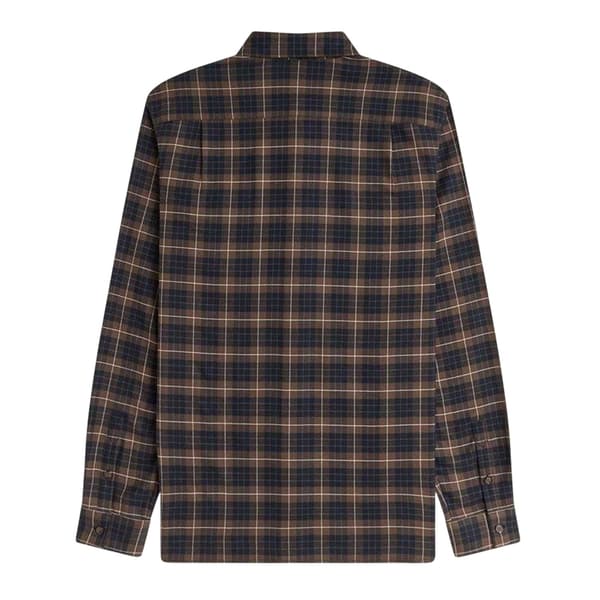 Fred Perry Mens Tartan Button-Down Shirt
