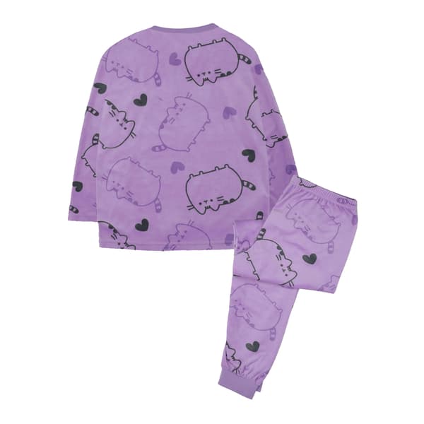 Pusheen Pyjamas för flickor med heltäckande tryck
