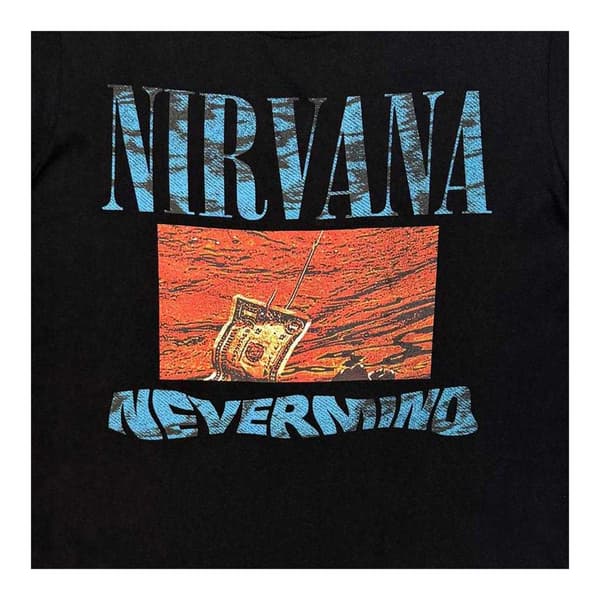 Nirvana Unisex T-shirt til voksne med bølger