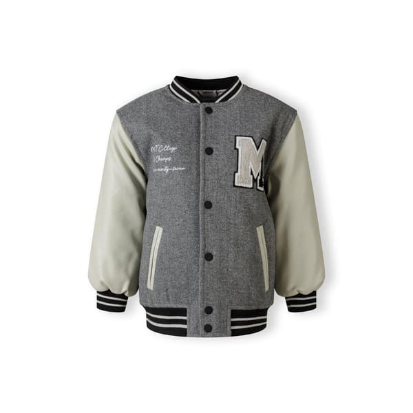Minoti Boys Embroidered Varsity Jacket