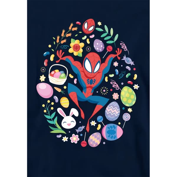 Spider-Man Childrens/Kids Circle Easter Hoodie