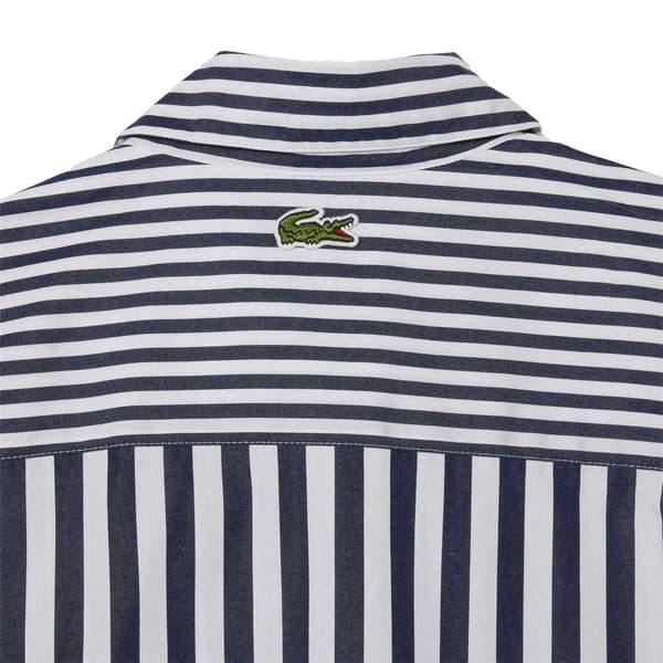 Lacoste Dam/Dam Bandier Randig Bomullsskjorta