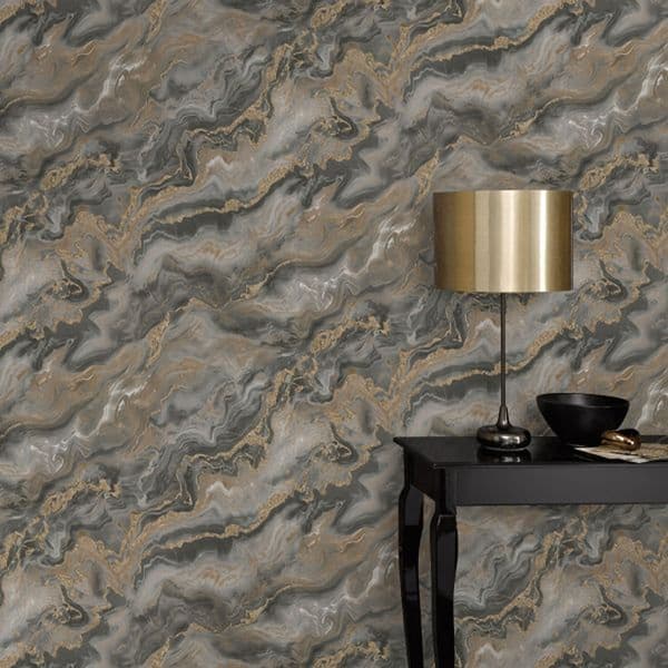 Elle Decoration Marble Vinyl Textured Wallpaper