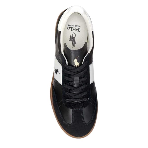 Ralph Lauren Mens Aera Leather Flat Trainers