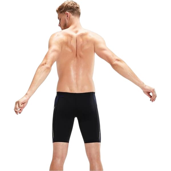 Speedo Mens Tech Striped Endurance+ Jammer Shorts