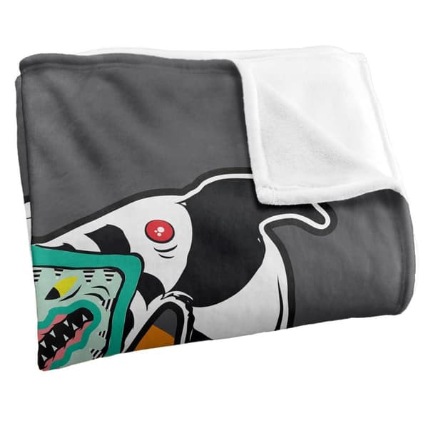 Beetlejuice Soft Touch Sandworm Blanket