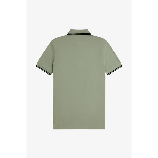 Fred Perry Pikétröja med dubbla ränder för män