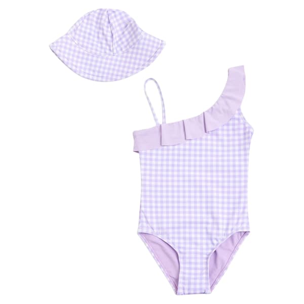 Threadbare Girls One Piece Swimsuit Set