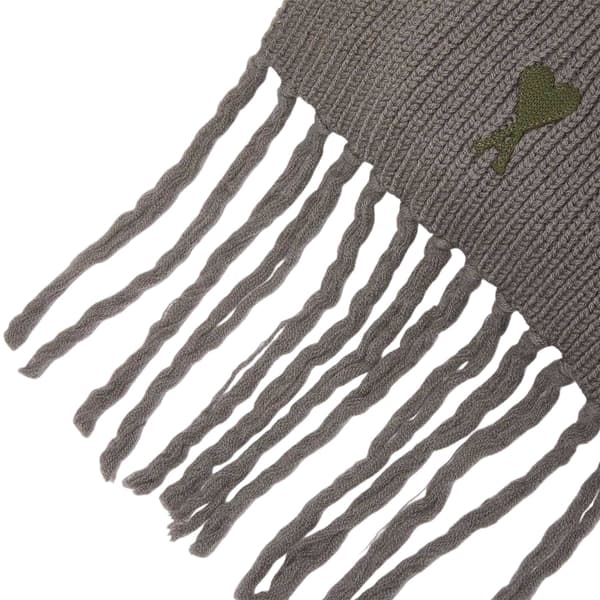 Ami Paris Stickad Halsduk med Broderad Logotyp