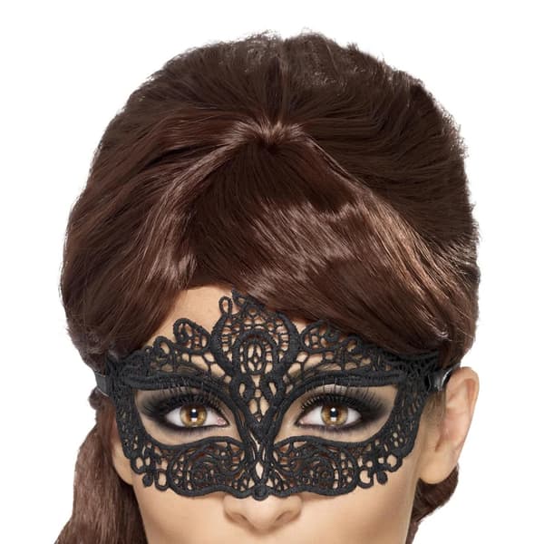 Smiffys Embroidered Masquerade Ball Eye Mask