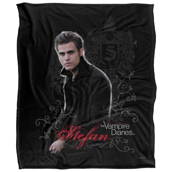 Vampire Diaries Portrait Stefan Blanket