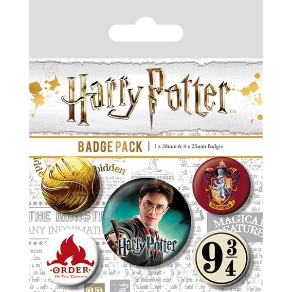 Harry Potter Gryffindor Märkeset (5-pack)