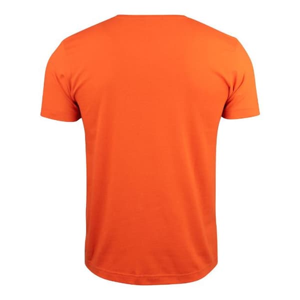 Clique Mens Basic V Neck Short-Sleeved T-Shirt