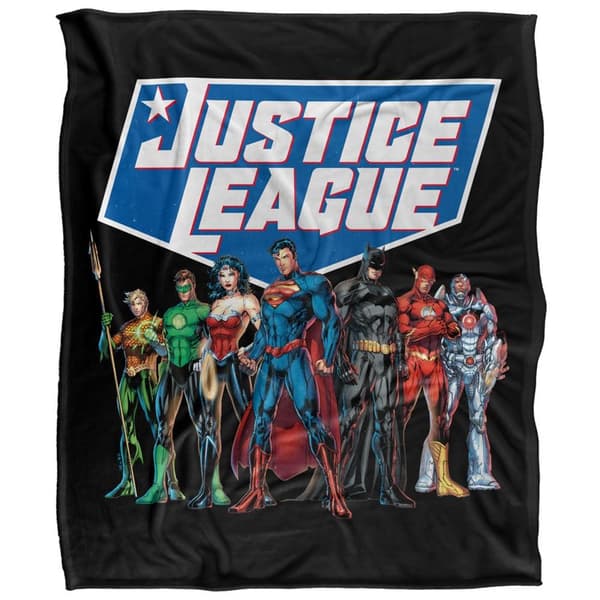Justice League Modern Lineup Blanket
