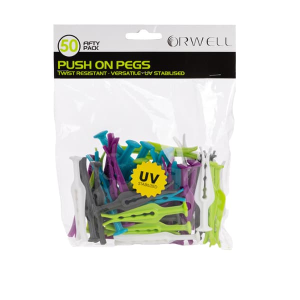 Orwell Push On Pegs 50pk