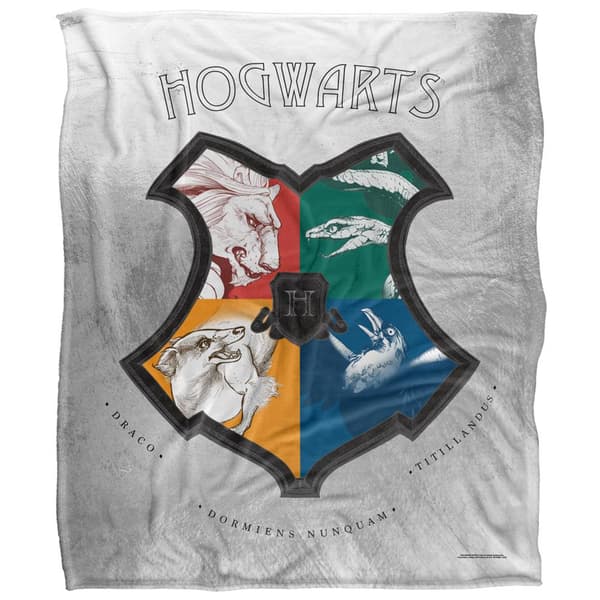 Harry Potter Hogwarts Crest Blanket