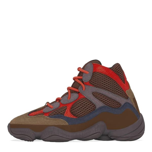 Yeezy Mens 500 Leather High Top Trainers