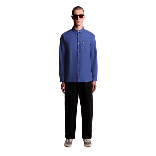Lyle & Scott Mens Plain Flannel Shirt