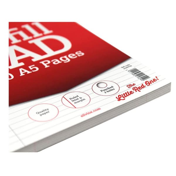 Silvine A5 Anteckningsblock (6-pack)