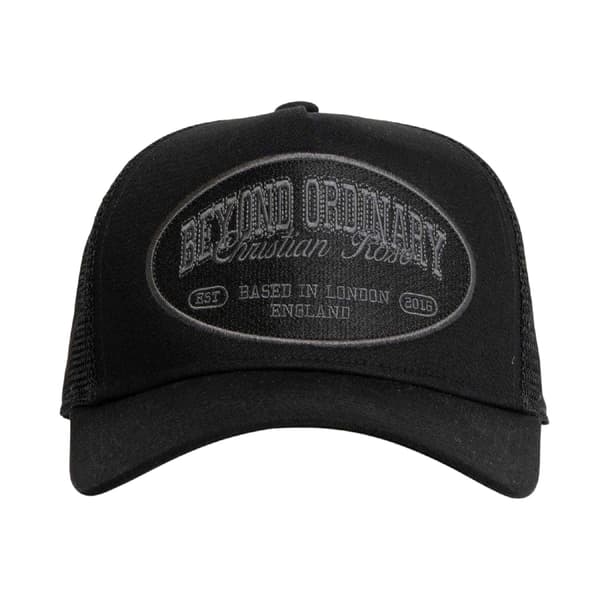 Christian Rose Broderad Patch Trucker Keps