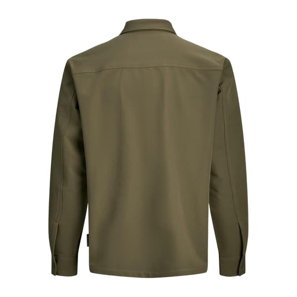 Jack And Jones Mens Commute Solid Long-Sleeved Shirt