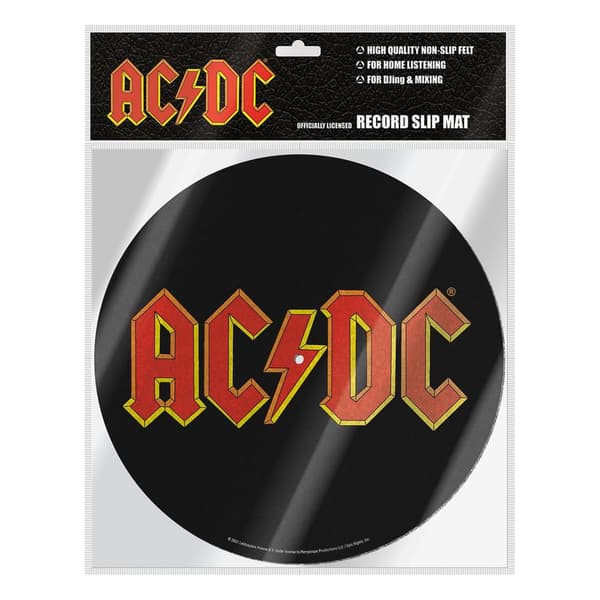 AC/DC Logo Skivspelarplatta