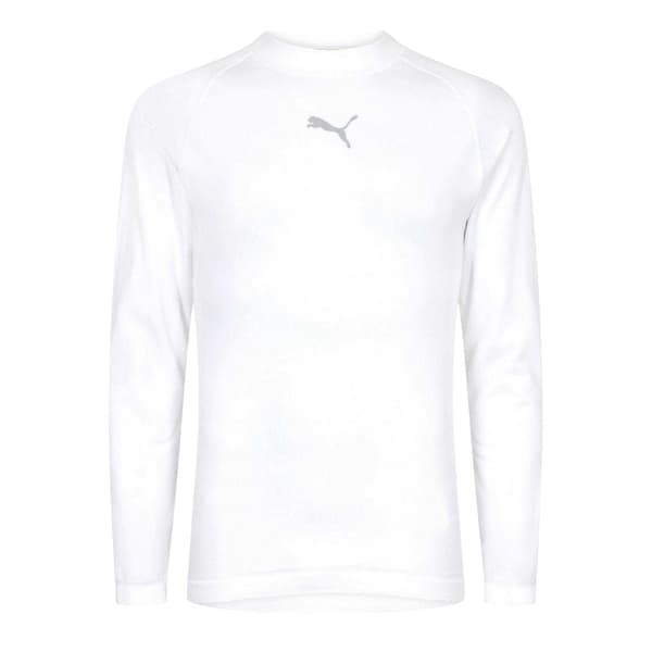 Puma Mens Logo Crew Neck Fitted Base Layer Top