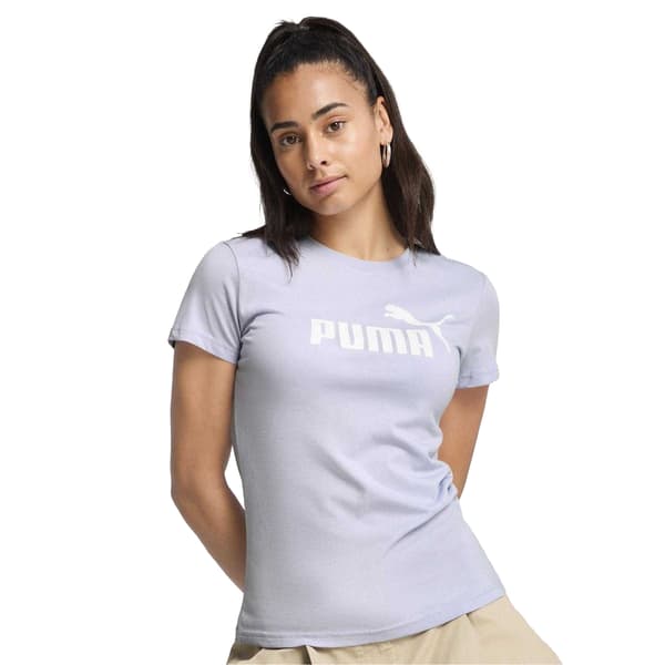 Puma Dam/Dam Nr.1 Logotyp Tryckt T-shirt
