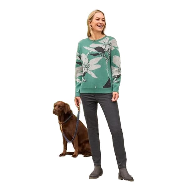 WoolOvers Womens/Ladies Abstract Wool Blend Jumper