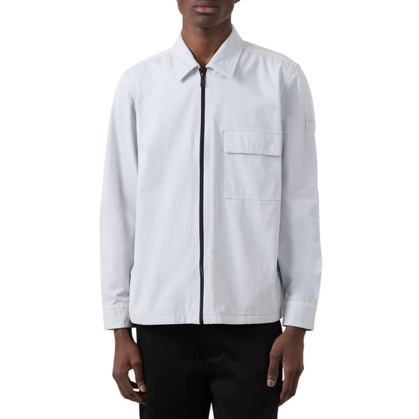Boss Mens Patterned Chest Pocket Overshirt