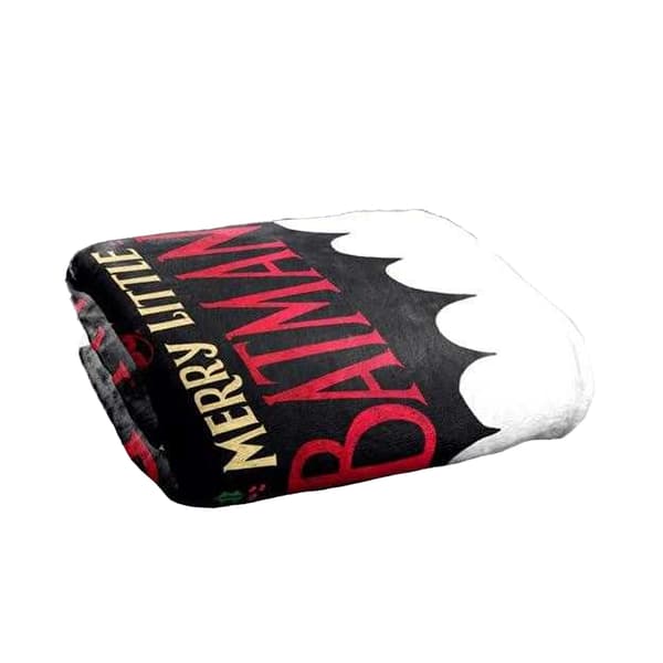 Merry Little Batman Logo Soft Touch Blanket