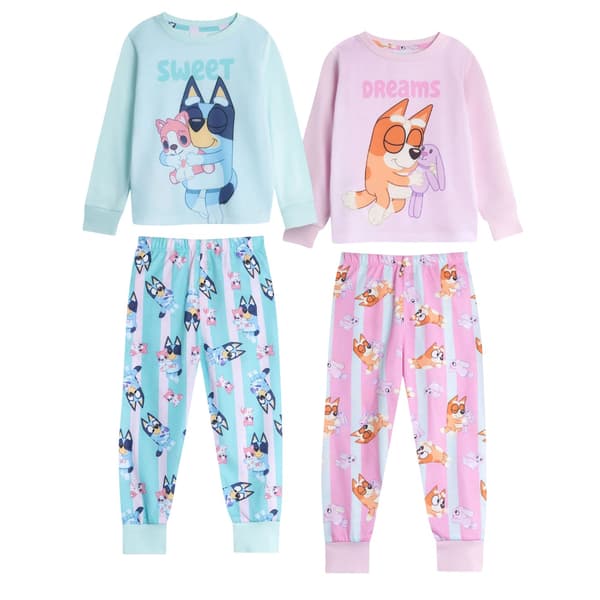 Bluey Flickor Bluey & Bingo Lång Pyjamas Set (2-pack)