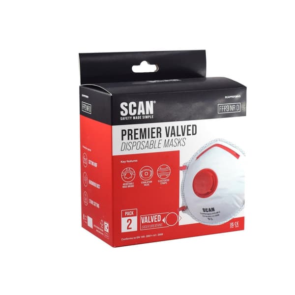 Scan Moulded Disposable Valved Mask