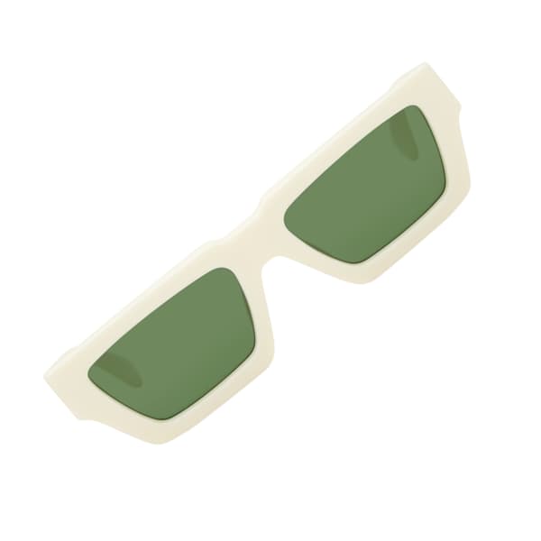 Off White Womens/Ladies Manchester Rectangle Sunglasses