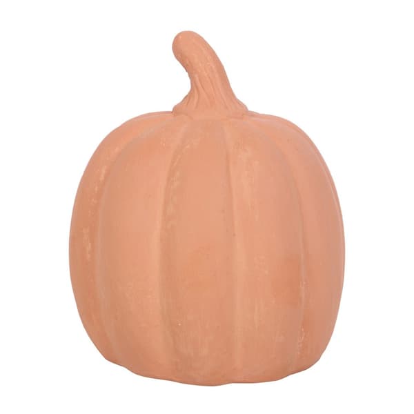 Something Different Terracotta Pumpkin Halloween Decoration