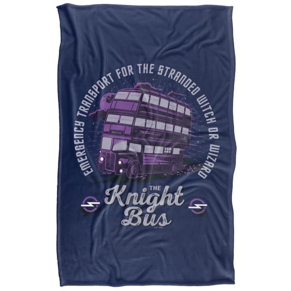 Harry Potter The Knight Bus Soft Touch Blanket