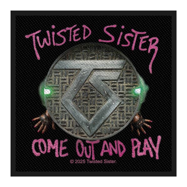 Twisted Sister Come Out And Play Woven Standard Patch
