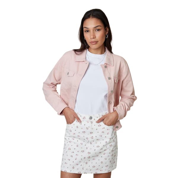 Threadbare Dam Seoul Blommig Denim Minikjol