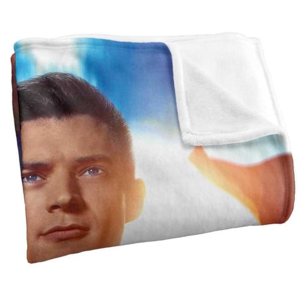 Superman Look Up Poster Blanket