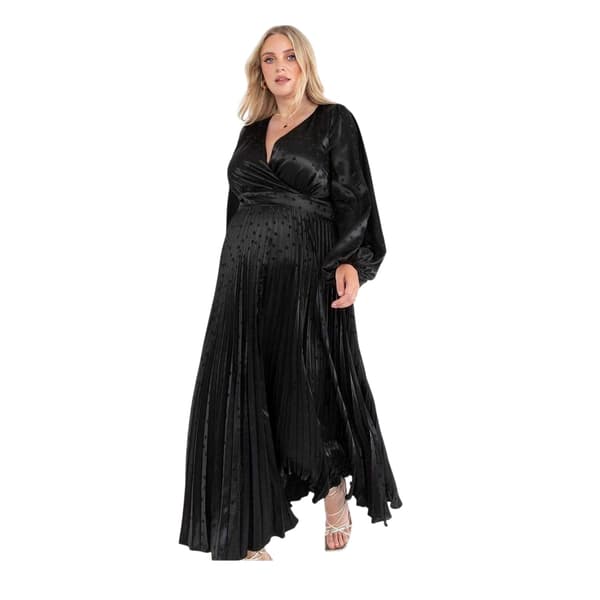 Lovedrobe Dam Satin Omlottklänning